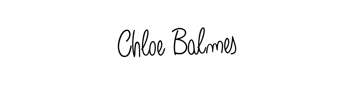 Chloe Balmes stylish signature style. Best Handwritten Sign (Angelique-Rose-font-FFP) for my name. Handwritten Signature Collection Ideas for my name Chloe Balmes. Chloe Balmes signature style 5 images and pictures png