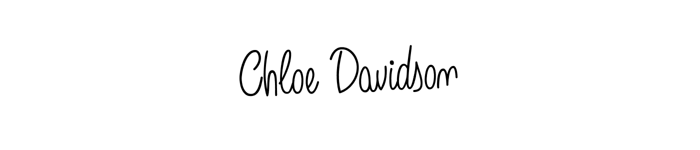 Make a beautiful signature design for name Chloe Davidson. With this signature (Angelique-Rose-font-FFP) style, you can create a handwritten signature for free. Chloe Davidson signature style 5 images and pictures png
