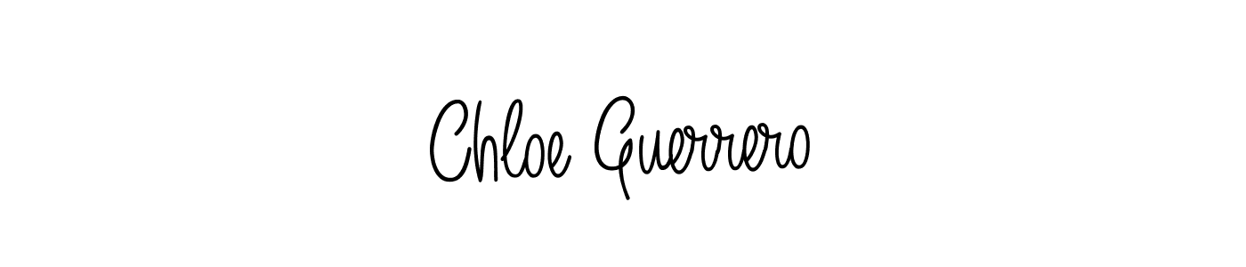 Create a beautiful signature design for name Chloe Guerrero. With this signature (Angelique-Rose-font-FFP) fonts, you can make a handwritten signature for free. Chloe Guerrero signature style 5 images and pictures png