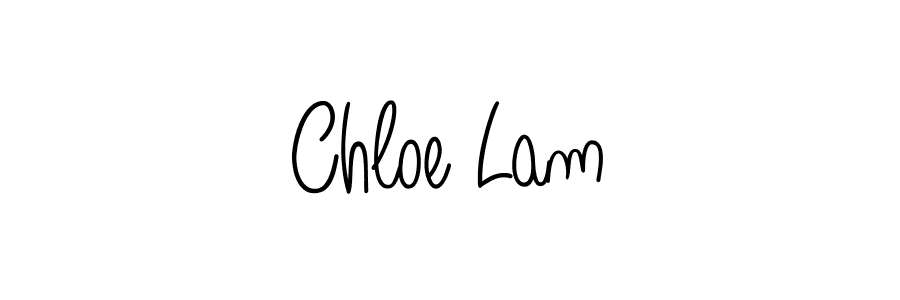 Use a signature maker to create a handwritten signature online. With this signature software, you can design (Angelique-Rose-font-FFP) your own signature for name Chloe Lam. Chloe Lam signature style 5 images and pictures png