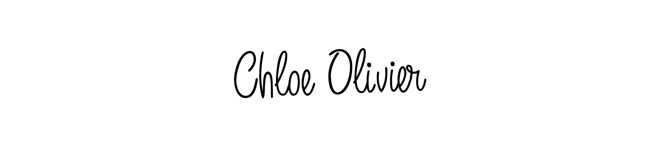 Use a signature maker to create a handwritten signature online. With this signature software, you can design (Angelique-Rose-font-FFP) your own signature for name Chloe Olivier. Chloe Olivier signature style 5 images and pictures png