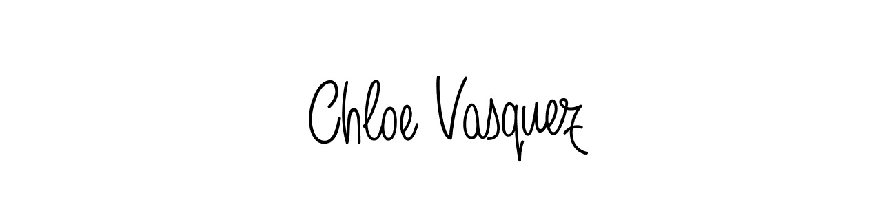 Make a beautiful signature design for name Chloe Vasquez. With this signature (Angelique-Rose-font-FFP) style, you can create a handwritten signature for free. Chloe Vasquez signature style 5 images and pictures png