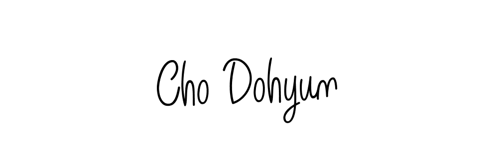 Once you've used our free online signature maker to create your best signature Angelique-Rose-font-FFP style, it's time to enjoy all of the benefits that Cho Dohyun name signing documents. Cho Dohyun signature style 5 images and pictures png