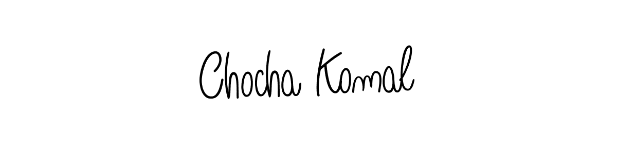 Check out images of Autograph of Chocha Komal name. Actor Chocha Komal Signature Style. Angelique-Rose-font-FFP is a professional sign style online. Chocha Komal signature style 5 images and pictures png