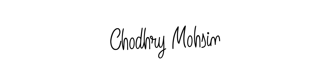 The best way (Angelique-Rose-font-FFP) to make a short signature is to pick only two or three words in your name. The name Chodhry Mohsin include a total of six letters. For converting this name. Chodhry Mohsin signature style 5 images and pictures png
