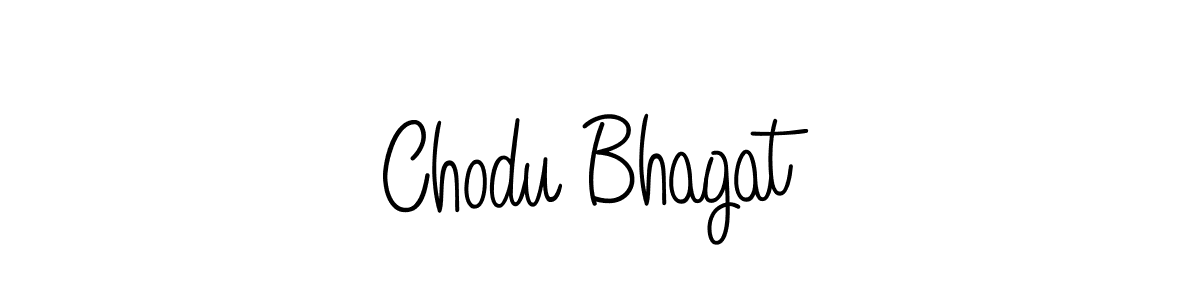 Create a beautiful signature design for name Chodu Bhagat. With this signature (Angelique-Rose-font-FFP) fonts, you can make a handwritten signature for free. Chodu Bhagat signature style 5 images and pictures png