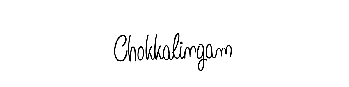 How to Draw Chokkalingam signature style? Angelique-Rose-font-FFP is a latest design signature styles for name Chokkalingam. Chokkalingam signature style 5 images and pictures png