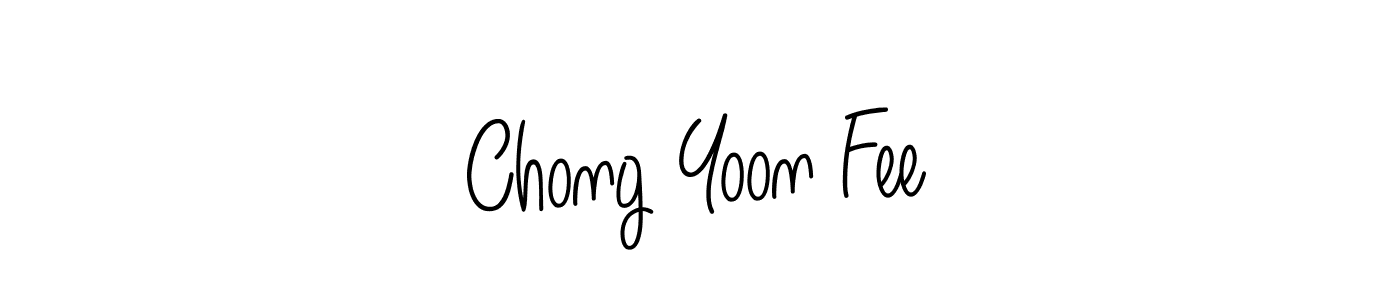 Make a beautiful signature design for name Chong Yoon Fee. Use this online signature maker to create a handwritten signature for free. Chong Yoon Fee signature style 5 images and pictures png