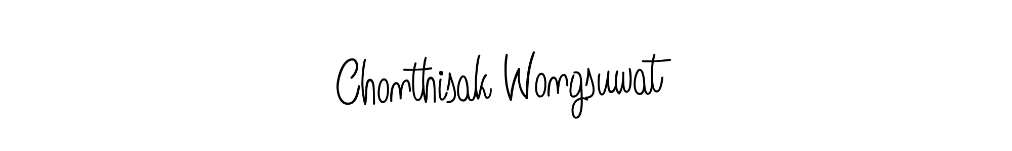 Make a beautiful signature design for name Chonthisak Wongsuwat. With this signature (Angelique-Rose-font-FFP) style, you can create a handwritten signature for free. Chonthisak Wongsuwat signature style 5 images and pictures png