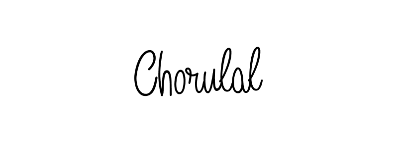 Also we have Chorulal name is the best signature style. Create professional handwritten signature collection using Angelique-Rose-font-FFP autograph style. Chorulal signature style 5 images and pictures png