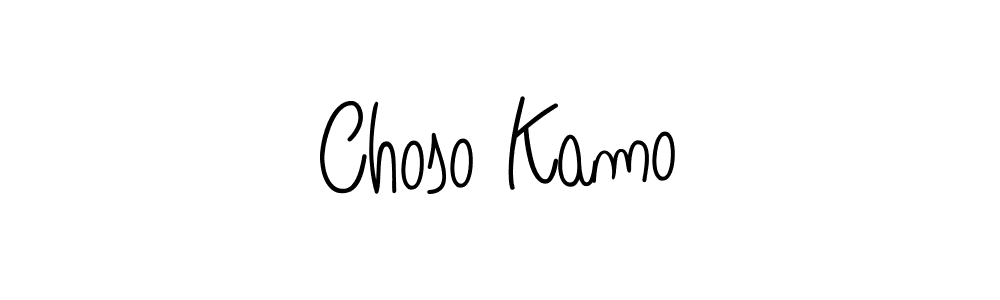 Design your own signature with our free online signature maker. With this signature software, you can create a handwritten (Angelique-Rose-font-FFP) signature for name Choso Kamo. Choso Kamo signature style 5 images and pictures png