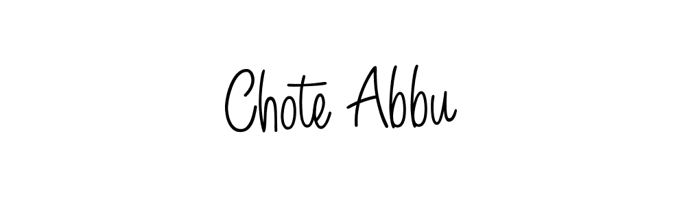 It looks lik you need a new signature style for name Chote Abbu. Design unique handwritten (Angelique-Rose-font-FFP) signature with our free signature maker in just a few clicks. Chote Abbu signature style 5 images and pictures png