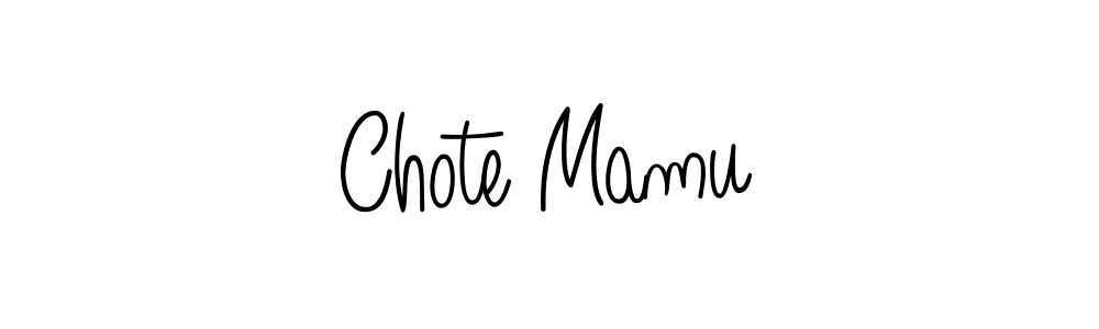 How to make Chote Mamu signature? Angelique-Rose-font-FFP is a professional autograph style. Create handwritten signature for Chote Mamu name. Chote Mamu signature style 5 images and pictures png