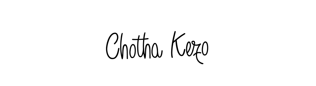 How to make Chotha Kezo signature? Angelique-Rose-font-FFP is a professional autograph style. Create handwritten signature for Chotha Kezo name. Chotha Kezo signature style 5 images and pictures png