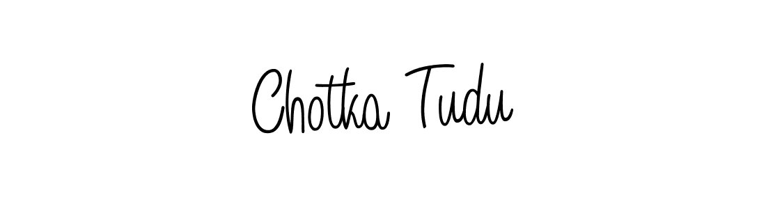 Also we have Chotka Tudu name is the best signature style. Create professional handwritten signature collection using Angelique-Rose-font-FFP autograph style. Chotka Tudu signature style 5 images and pictures png