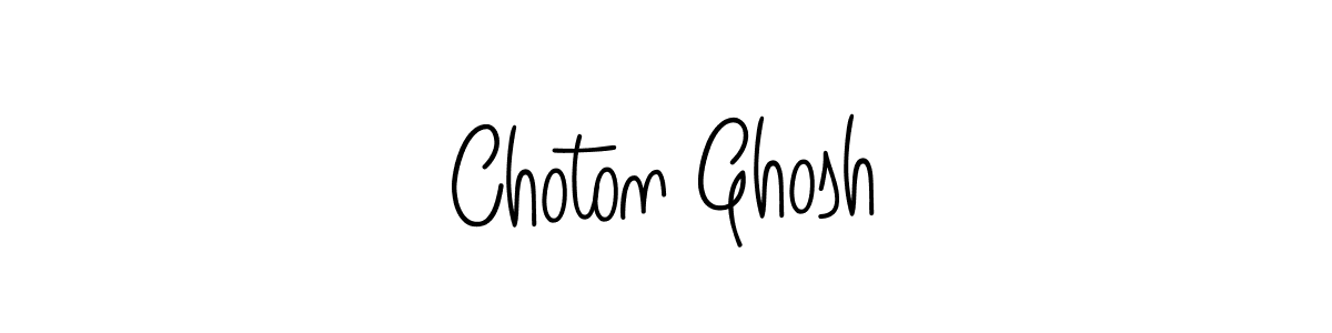 Make a beautiful signature design for name Choton Ghosh. With this signature (Angelique-Rose-font-FFP) style, you can create a handwritten signature for free. Choton Ghosh signature style 5 images and pictures png