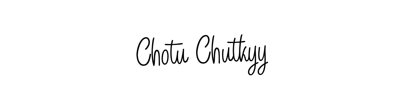 How to make Chotu Chutkyy signature? Angelique-Rose-font-FFP is a professional autograph style. Create handwritten signature for Chotu Chutkyy name. Chotu Chutkyy signature style 5 images and pictures png
