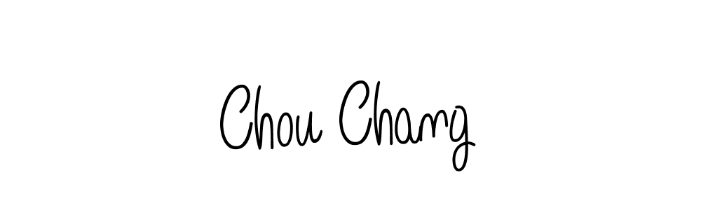 You should practise on your own different ways (Angelique-Rose-font-FFP) to write your name (Chou Chang) in signature. don't let someone else do it for you. Chou Chang signature style 5 images and pictures png