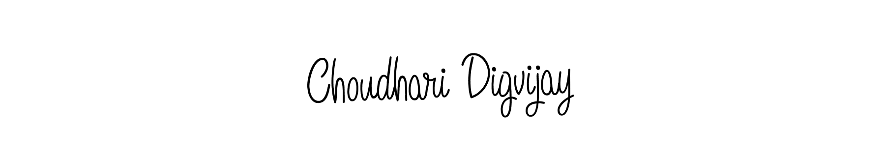 Also we have Choudhari Digvijay name is the best signature style. Create professional handwritten signature collection using Angelique-Rose-font-FFP autograph style. Choudhari Digvijay signature style 5 images and pictures png