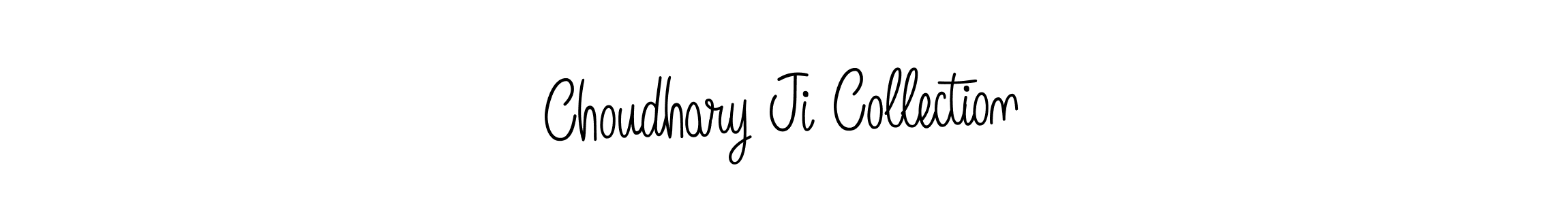 Design your own signature with our free online signature maker. With this signature software, you can create a handwritten (Angelique-Rose-font-FFP) signature for name Choudhary Ji Collection. Choudhary Ji Collection signature style 5 images and pictures png