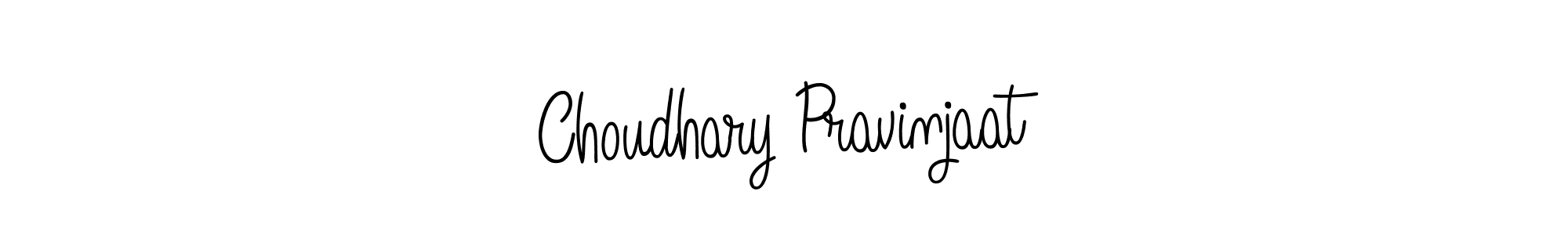 Make a beautiful signature design for name Choudhary Pravinjaat. With this signature (Angelique-Rose-font-FFP) style, you can create a handwritten signature for free. Choudhary Pravinjaat signature style 5 images and pictures png