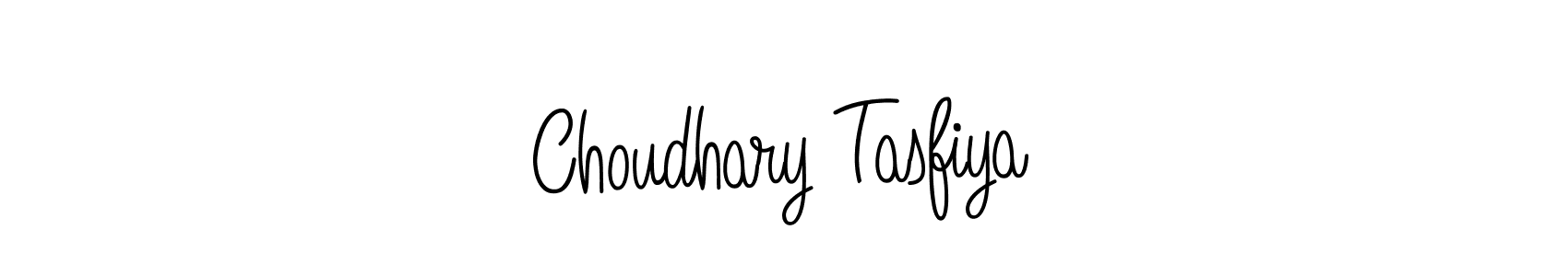 Design your own signature with our free online signature maker. With this signature software, you can create a handwritten (Angelique-Rose-font-FFP) signature for name Choudhary Tasfiya. Choudhary Tasfiya signature style 5 images and pictures png