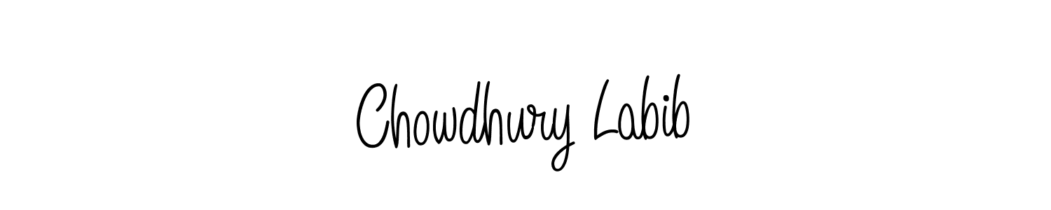 Also we have Chowdhury Labib name is the best signature style. Create professional handwritten signature collection using Angelique-Rose-font-FFP autograph style. Chowdhury Labib signature style 5 images and pictures png