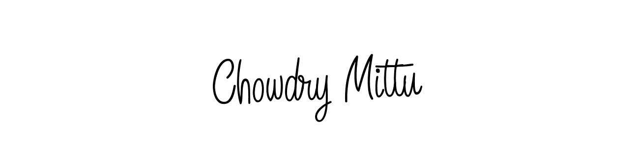 Best and Professional Signature Style for Chowdry Mittu. Angelique-Rose-font-FFP Best Signature Style Collection. Chowdry Mittu signature style 5 images and pictures png