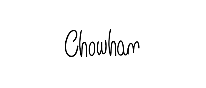 You should practise on your own different ways (Angelique-Rose-font-FFP) to write your name (Chowhan) in signature. don't let someone else do it for you. Chowhan signature style 5 images and pictures png