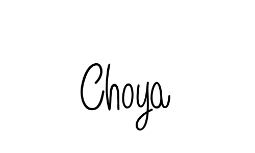 The best way (Angelique-Rose-font-FFP) to make a short signature is to pick only two or three words in your name. The name Choya include a total of six letters. For converting this name. Choya signature style 5 images and pictures png