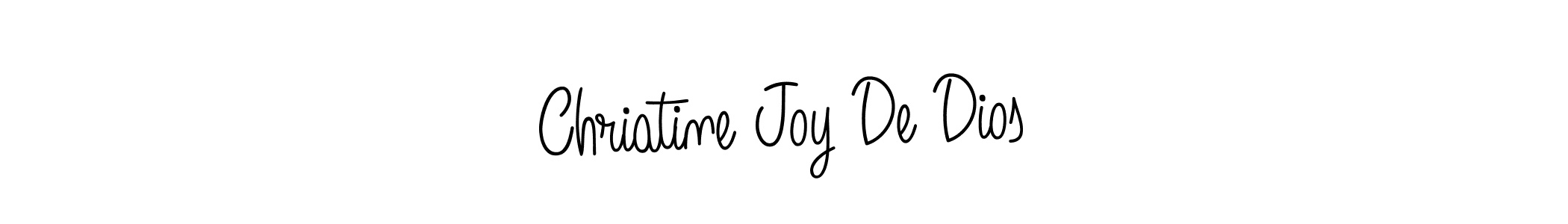 It looks lik you need a new signature style for name Chriatine Joy De Dios. Design unique handwritten (Angelique-Rose-font-FFP) signature with our free signature maker in just a few clicks. Chriatine Joy De Dios signature style 5 images and pictures png