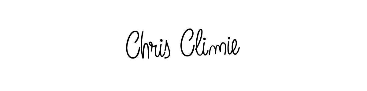 How to Draw Chris Climie signature style? Angelique-Rose-font-FFP is a latest design signature styles for name Chris Climie. Chris Climie signature style 5 images and pictures png
