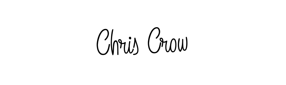 Design your own signature with our free online signature maker. With this signature software, you can create a handwritten (Angelique-Rose-font-FFP) signature for name Chris Crow. Chris Crow signature style 5 images and pictures png