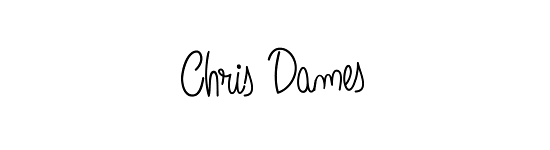 Design your own signature with our free online signature maker. With this signature software, you can create a handwritten (Angelique-Rose-font-FFP) signature for name Chris Dames. Chris Dames signature style 5 images and pictures png