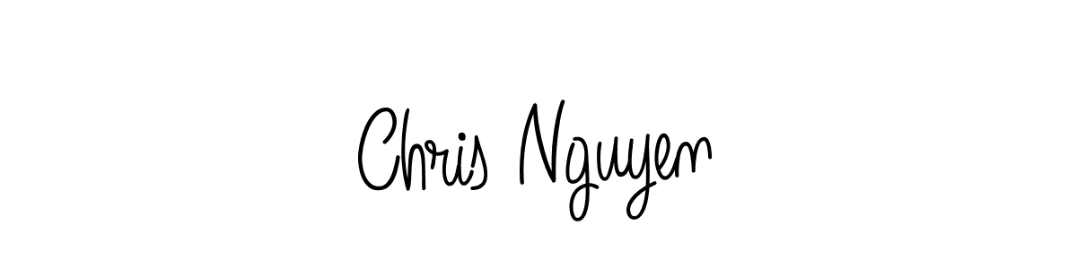 How to make Chris Nguyen signature? Angelique-Rose-font-FFP is a professional autograph style. Create handwritten signature for Chris Nguyen name. Chris Nguyen signature style 5 images and pictures png