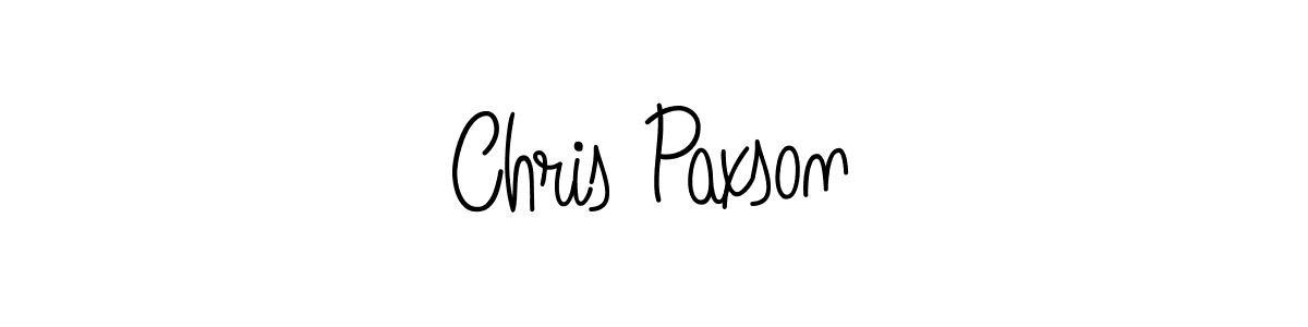 You should practise on your own different ways (Angelique-Rose-font-FFP) to write your name (Chris Paxson) in signature. don't let someone else do it for you. Chris Paxson signature style 5 images and pictures png