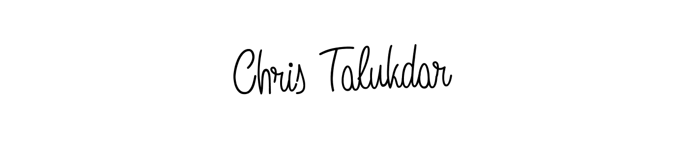 Chris Talukdar stylish signature style. Best Handwritten Sign (Angelique-Rose-font-FFP) for my name. Handwritten Signature Collection Ideas for my name Chris Talukdar. Chris Talukdar signature style 5 images and pictures png