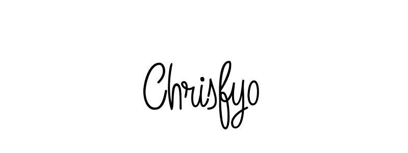 You should practise on your own different ways (Angelique-Rose-font-FFP) to write your name (Chrisfyo) in signature. don't let someone else do it for you. Chrisfyo signature style 5 images and pictures png