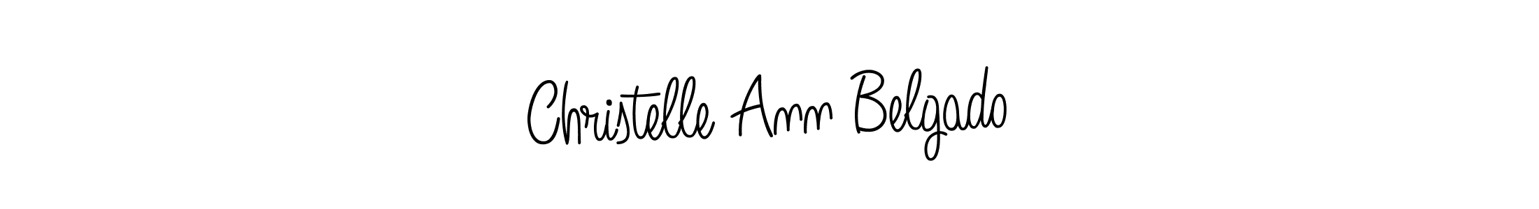 Also we have Christelle Ann Belgado name is the best signature style. Create professional handwritten signature collection using Angelique-Rose-font-FFP autograph style. Christelle Ann Belgado signature style 5 images and pictures png