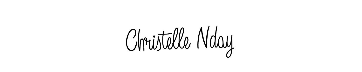 Check out images of Autograph of Christelle Nday name. Actor Christelle Nday Signature Style. Angelique-Rose-font-FFP is a professional sign style online. Christelle Nday signature style 5 images and pictures png