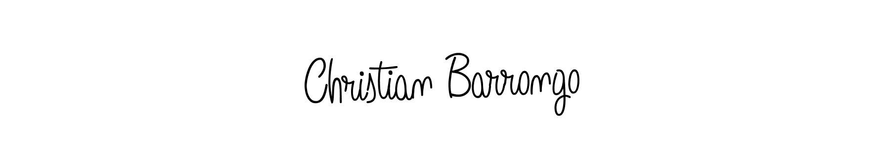 How to make Christian Barrongo name signature. Use Angelique-Rose-font-FFP style for creating short signs online. This is the latest handwritten sign. Christian Barrongo signature style 5 images and pictures png