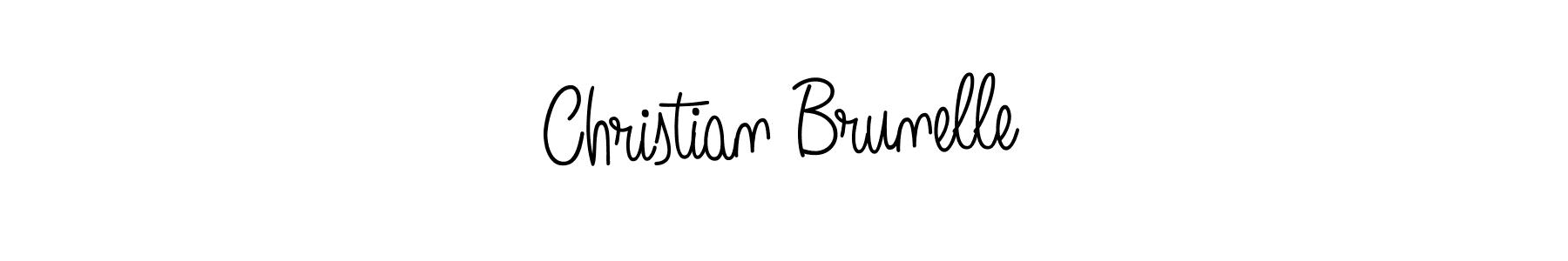 Design your own signature with our free online signature maker. With this signature software, you can create a handwritten (Angelique-Rose-font-FFP) signature for name Christian Brunelle. Christian Brunelle signature style 5 images and pictures png