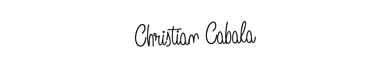 How to Draw Christian Cabala signature style? Angelique-Rose-font-FFP is a latest design signature styles for name Christian Cabala. Christian Cabala signature style 5 images and pictures png