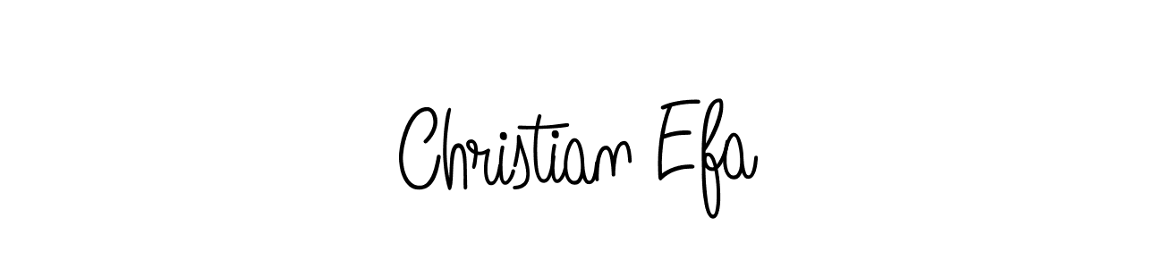 How to Draw Christian Efa signature style? Angelique-Rose-font-FFP is a latest design signature styles for name Christian Efa. Christian Efa signature style 5 images and pictures png