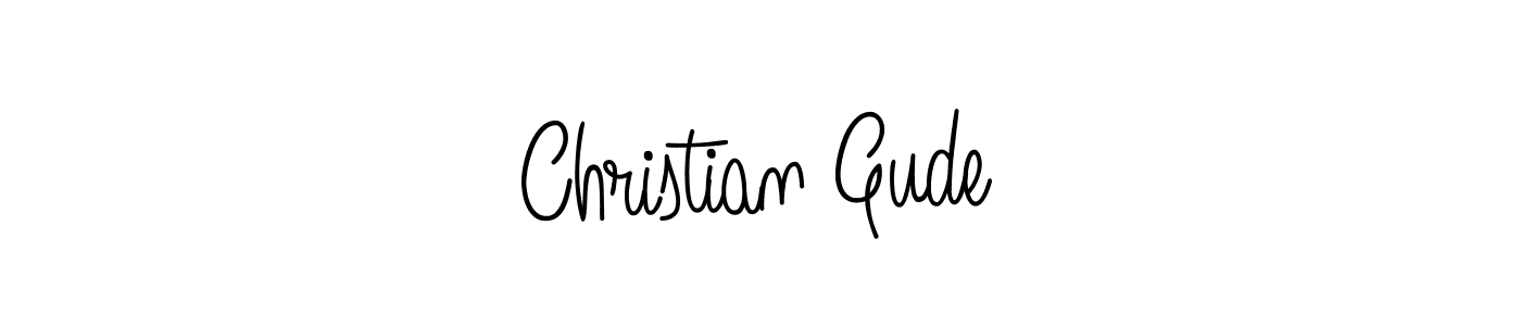 Also we have Christian Gude name is the best signature style. Create professional handwritten signature collection using Angelique-Rose-font-FFP autograph style. Christian Gude signature style 5 images and pictures png