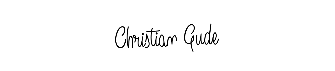 Once you've used our free online signature maker to create your best signature Angelique-Rose-font-FFP style, it's time to enjoy all of the benefits that Christian Gude name signing documents. Christian Gude signature style 5 images and pictures png