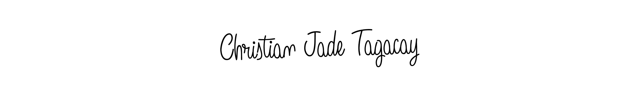 Also we have Christian Jade Tagacay name is the best signature style. Create professional handwritten signature collection using Angelique-Rose-font-FFP autograph style. Christian Jade Tagacay signature style 5 images and pictures png