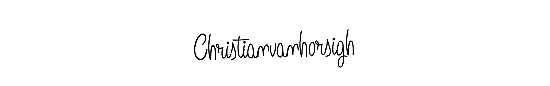 The best way (Angelique-Rose-font-FFP) to make a short signature is to pick only two or three words in your name. The name Christianvanhorsigh include a total of six letters. For converting this name. Christianvanhorsigh signature style 5 images and pictures png