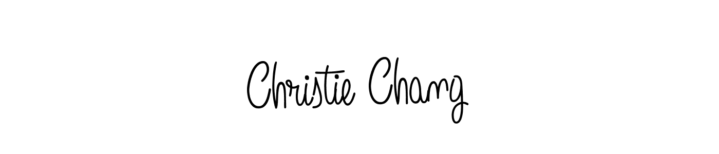 How to make Christie Chang name signature. Use Angelique-Rose-font-FFP style for creating short signs online. This is the latest handwritten sign. Christie Chang signature style 5 images and pictures png