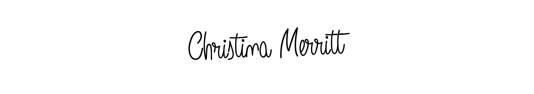 Christina Merritt stylish signature style. Best Handwritten Sign (Angelique-Rose-font-FFP) for my name. Handwritten Signature Collection Ideas for my name Christina Merritt. Christina Merritt signature style 5 images and pictures png